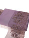 Aurora Blossom Beaded Border Lace Mix and Match - (Dusty Purple) + Satin (Dusty Purple)